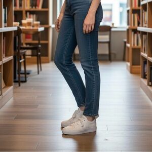 Adidas Nizza Women's White Platform Sneakers